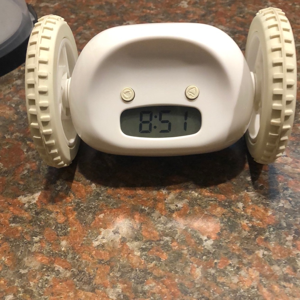 Rolling Alarm Clock